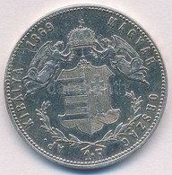 1869KB 1Ft Ag 'Ferenc József / Angyalos Címer' Körmöcbánya T:1-,2 Kis Ph. 
Hungary 1869KB 1 Forint Ag 'Franz Joseph' Kre - Unclassified