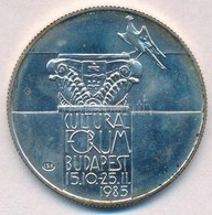 1985. 500Ft Ag 'Kulturális Fórum Budapest 1985' T:BU PatinaAdamo EM89 - Ohne Zuordnung