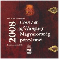 2008. 1Ft-100Ft (7xklf) 'Reneszánsz Emlékév' Forgalmi Sor Szettben + Mátyás Denár Ag Fantáziaverete 'Reneszánsz Emlékév' - Unclassified