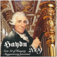 2009. 5Ft-200Ft 'Haydn' (7xklf) Forgalmi érme Sor, Benne 'Joseph Haydn' Ag Emlékérem (12g/0.999/29mm) T:BU Adamo FO43.3 - Unclassified