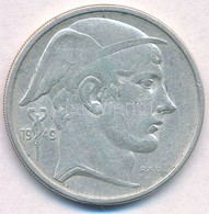 Belgium 1949. 50Fr Ag 'BELGIQUE' T:2- 
Belgium 1949. 50 Francs Ag 'BELGIQUE' C:VF - Ohne Zuordnung
