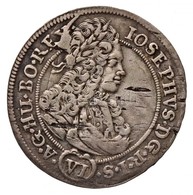 Német Államok / Szilézia 1708CB 6kr Ag 'I. József' (3,07g) T:2,2- K., Anyagfelesleg
German States / Silesia 1708CB 6 Kre - Ohne Zuordnung