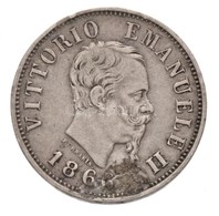 Olaszország 1866. 50c Ag 'II. Viktor Emánuel' T:2
Italy 1866. 50 Centesimi Ag 'Vittorio Emaneul II' C:XF
Krause KM#14.1 - Unclassified