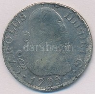 Spanyolország 1799MF 2R Ag 'IV. Károly' T:3
Spain 1799MF 2 Reales Ag 'Charles IV' C:F
Krause KM#430.1 - Unclassified