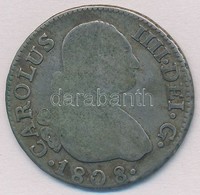 Spanyolország 1808IG 2R Ag 'IV. Károly' (5,67g) T:2
Spain 1808IG 2 Reales Ag 'Charles IV' (5,67g) C:XF
Krause KM#430.1 - Ohne Zuordnung