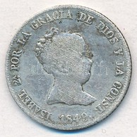 Spanyolország 1848CL 4R Ag 'II. Izabella' (5,15g) T:2
Spain 1848CL 4 Real Ag 'Isabel II' (5,15g) C:XF
Krause KM#519.2 - Ohne Zuordnung