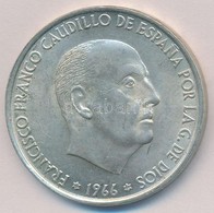 Spanyolország 1966. (66) 100P Ag 'Caudillo' T:1-
Spain 1966. (66) 100 Pesetas Ag 'Caudillo' C:AU
Krause KM#797 - Unclassified