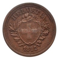 Svájc 1892. 1R Br T:2
Switzerland 1892. 1 Rappen Br C:XF - Unclassified