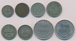 8db-os Vegyes Külföldi Fémpénz Tétel, Közte Bulgária, Románia, Szerbia T:2,2-
8pcs Of Various Metal Coins, Including Bul - Ohne Zuordnung