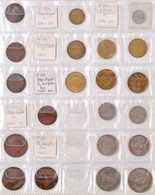 140db-os Vegyes Külföldi Fémpénz Tétel Albumban, Közte Jugoszlávia, Szerbia, Jemen T:1-2
140pcs Of Various Coins In Albu - Ohne Zuordnung