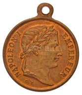 Franciaország / Második Császárság 1853. 'I. Napóleon / Napóleon Sírja' Cu Medál Szalag Nélkül. Szign.: GT (23mm) T:1-
F - Unclassified