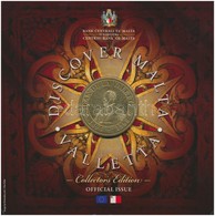 Málta 2012. 'Jean De La Valette' Aranyozott Fém Emlékérem Díszkiadásban, DVD-vel (37mm) T:1
Malta 2012. 'Jean De La Vale - Ohne Zuordnung