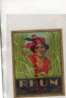 ETIQUETTE RHUM VIEUX- BRUXELLES - Rum