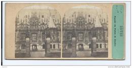 STEREO Furne Et Tournier  Rouen  Façade Du Palais De Justice  ( Vers 1860 ) - Stereoscopic