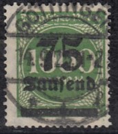 DR 288 I, Gestempelt, Geprüft, Aufdruckausgaben 1923 - Infla