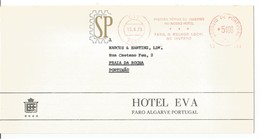 Portugal 1978 Franquia Mecânica Faro Algarve Franchise Hotel Eva Turismo Turism Tourism Red Meter Francotyp “Cc” - Franking Machines (EMA)