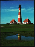 Eiderstedt - Westerhever Leuchtturm  -  DJH Deutsche Jugendherberge Ansichtskarte Ca. 1987   (9388) - Nordfriesland