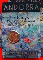 Andorra 2 Euro 2018 "Universal Declaration Of Human Rights" BiMetallic BU - Andorre