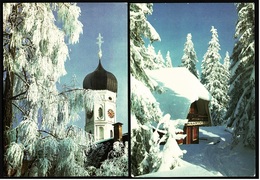 2 X Winter : Winterlandschaft Im Schwarzwald / Kirchturm  -  DJH Ca. 1977  (9386) - Miesbach