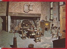 ECAUSSINNES LALAING FORTIFIED CASTLE THE OLD KITCHEN BELGIUM POSTCARD UNUSED - Ecaussinnes