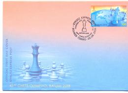 2018. Kyrgyzstan, 43rd Chess Olympiad, FDC, Mint/** - Kirgisistan