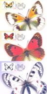 2018. Kyrgyzstan, Butterflies Of Kyrgyzstan, 3 Maxicards, Mint/** - Kirghizstan