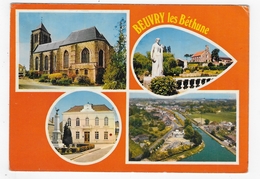 BEUVRY EN 1976 - MULTIVUES - CPSM GF VOYAGEE - Beuvry