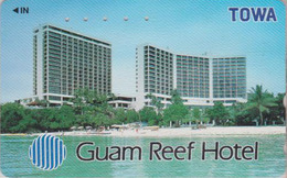 Rare Télécarte Japon / 110-011 - Site GUAM USA - REEF HOTEL - Japan Phonecard - 48 - Paysages