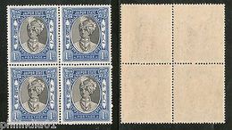 India Jaipur State 1An King Man Singh Postage SG 60 / Sc 37A BLk/4 Cat �72 MNH - Jaipur