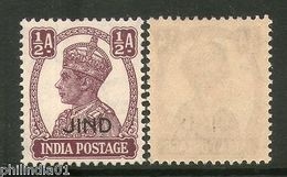 India JIND /JHIND KG VI �An SG 138 / Sc 166 MNH Fine - Jhind