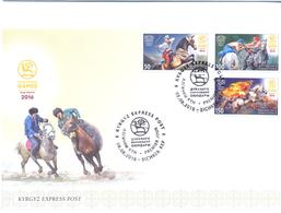 2016. Kyrgyzstan,World Nomad Games,  FDC, Mint/** - Kirghizistan