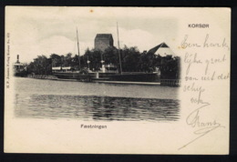 DE1778 - DENMARK - KORSØR - FAESTNINGEN - VINTAGE RADARBOAT - STEAMSHIP - Dinamarca