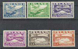 ISLANDIA YVERT AEREO  15/20    MH  * - Luftpost