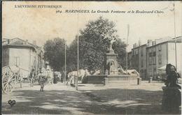 Puy De Dome : Maringues, La Grande Fontaine Et Le Boulevard Chéri - Maringues