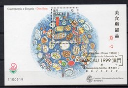 MACAO  Timbre Neuf ** De  1999  ( Ref 5876 )  Alimentation - Gastronomie - Hojas Bloque