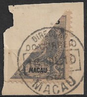 Macau Macao – 1903 King Carlos 3 Avos Bissected - Ungebraucht