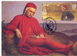 2015. Kyrgyzstan, 750th Birth Anniv. Of  Dante Alighieri, Maxicard,  Mint/** - Kirgisistan