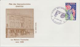 France 1986 Chatou Fete Des Impressionnistes - Gedenkstempel