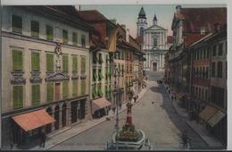 Solothurn - Hauptgasse Mit Kathedrale, Animee - Andere & Zonder Classificatie