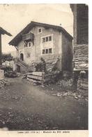 VALAIS LENS  Manoir Du XIII Siècle Alt. 1139 M.  - Circulée Le 06.08.1926 - Lens