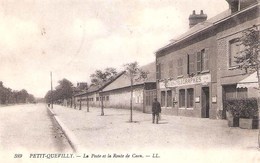 Le Petit - Quevilly   (76 - Seine Maritime)  La Poste Et La Route De Caen - Le Petit-Quevilly