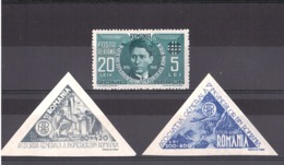 Roumanie - 1940/45 - PA N° 31, 32 Et 33 - Neufs * - Ungebraucht