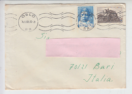 NORVEGIA  1969 - Unificato 515-530  Su Lettera Per L'Italia - Cartas & Documentos