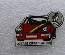 Pin's Porsche . Cobras Organisation . Egf . émail Grand Feu - Porsche