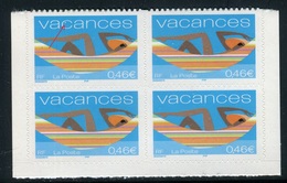 Variété - N° Yvert Adhésif 33  - 1 Exemplaire Avec Petit Anneau Lune Dans Lettre C Dans Bloc De 4 - Ref V 691 - Unused Stamps