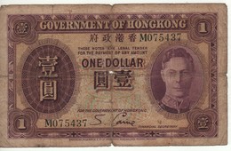 HONG KONG  $ 1  King George VI  P312  (ND  1936) - Hong Kong