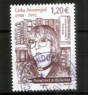 Biblioteca Nacional D'Andorra, Création Par Lidia Armengol 1975, Un Timbre Oblitéré, 1 ère Qualité 2018 - Used Stamps