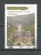 EUROPA 2017 (Château De Sant Vicenç D'Enclar) . Royaume Wisigoth, Un Timbre Oblitéré 1 ère Qualité - Used Stamps