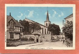 CPA - XERTIGNY (88 - Aspect Du Quartier De L'Eglise Dans Les Années 30 - Xertigny