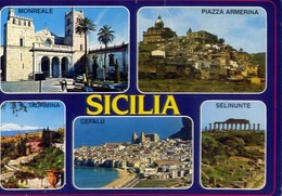 Sicilia - Monreale - Piazza Armerina - Taormina - Cefalù - Selinunte - Formato Grande Viaggiata – E 9 - Bagheria